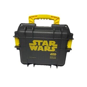 Invicta Star Wars Carrying Case Black Yellow FLAW Stash Box Carryall Storage